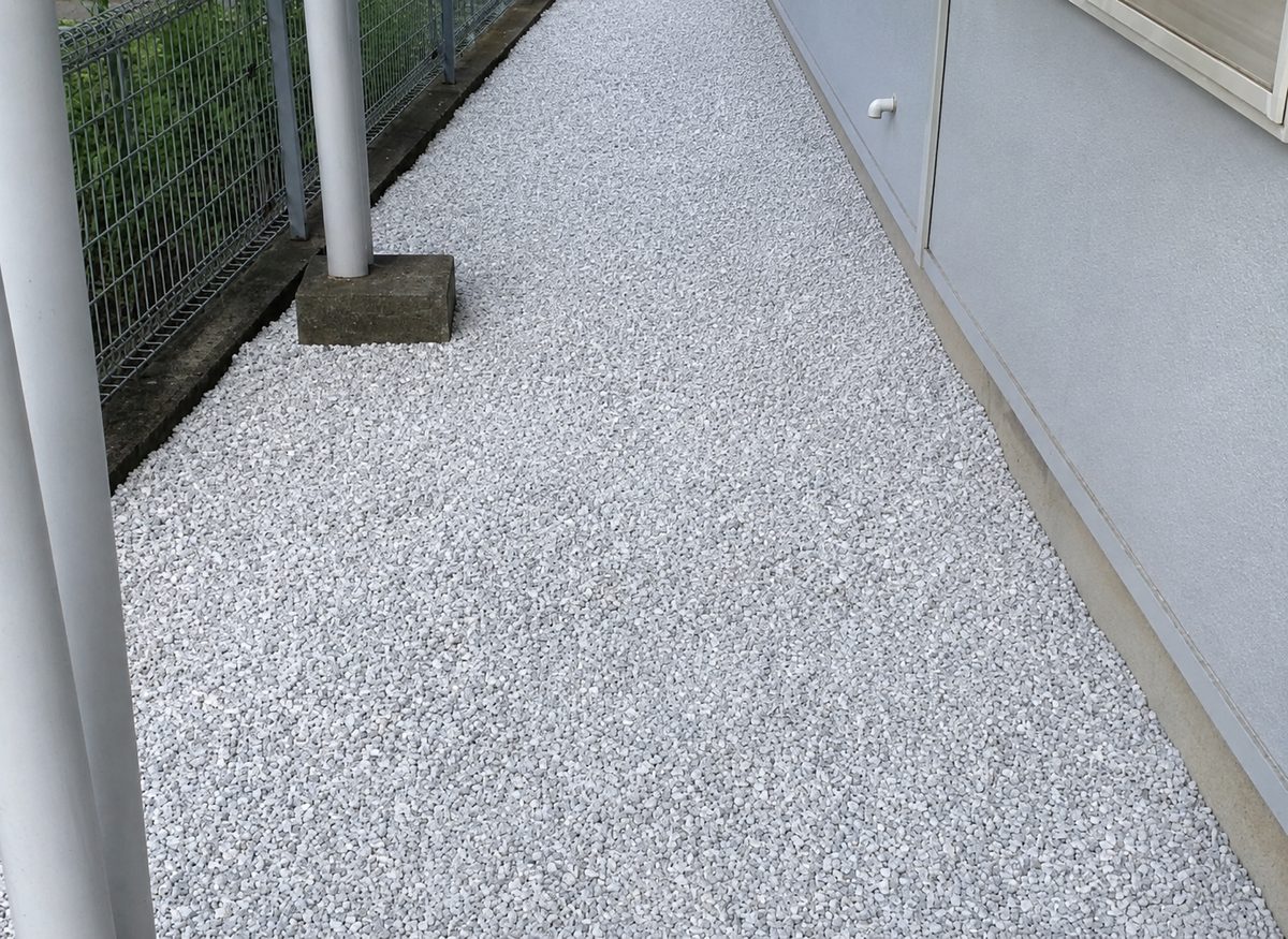 砂利敷き